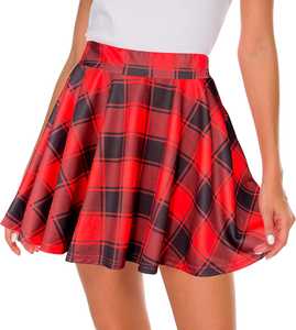 Jupe-short taille haute en coton respirant pour femme, style streetwear, idéale pour le golf, le tennis, la danse et le fitness, séchage rapide, couleur unie – Grande Vente - Product Image 5
