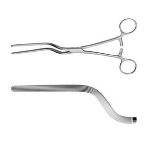 Premium Quality Brunner Non-Traumatic Stomach & Intestinal Clamps Surgery Forceps 24cm Curved Health Care By <b>Blush</b> Surgical - Product Image 3