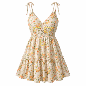 Vestido Casual Moderno Mini para Mujer, Verano, Transpirable, Duradero, de Secado Rápido, Color Sólido, Alta Calidad, Sin Mangas - Product Image 1