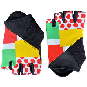 Comfortable Printed Cycling Gloves Half Finger Outdoor Riding Custom Print Gloves Wrist Support Adult Sublimation Cycling Gloves - Product Image 1