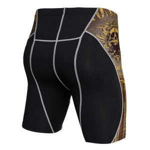 100% High Quality Women's Solid Custom Logo High Waist Breathable Quick Dry <b>Compression</b> <b>Shorts</b> for Gym Fitness Sports Workout - Product Image 3