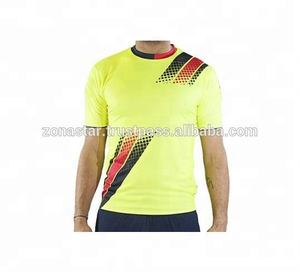 ชุดฟุตบอลผู้ชายแบบสั่งทำพิเศษ แห้งเร็ว 100% โพลีเอสเตอร์ สำหรับผู้ใหญ่ บริการ OEM พร้อมพิมพ์โลโก้ทีมด้วยเทคนิคการพิมพ์แบบรีดร้อน - Product Image 3