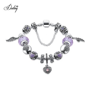 All'ingrosso dasini DIY Angel WinG Charm e <span class=keywords><strong>bracciale</strong></span> regolabile impreziosito da cristalli Swarovski <span class=keywords><strong>bracciale</strong></span> moda per donna - Product Image 6