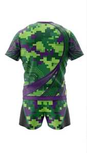 Ensemble d'uniformes de rugby personnalisés par sublimation, maillot et short de rugby respirants à haute élasticité - Product Image 3