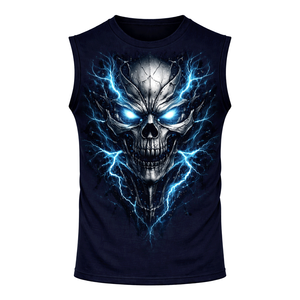 เสื้อยืดแขนกุดแบบแห้งเร็วเป็นมิตรกับสิ่งแวดล้อมที่ปรับแต่งได้สำหรับผู้ชาย สไตล์นักกีฬา เนื้อผ้าเบาสบายระบายอากาศได้ดี เหมาะสำหรับการฝึกออกกำลังกาย - Product Image 6