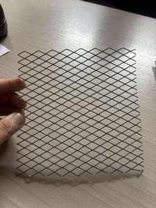 Heavy Duty Galvanized Diamond Hole Perforated Metal <b>Mesh</b> Roll Industrial Security Fencing Partition Screen Safety <b>Mesh</b> <b>Sheet</b> - Product Image 2