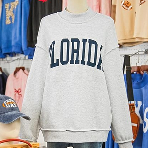 Sweat-shirt à col roulé réversible personnalisé pour femme, idéal pour le collège, l'université, le fitness, l'équipe, avec nom d'école personnalisé, pull sportif 100% coton - Product Image 5