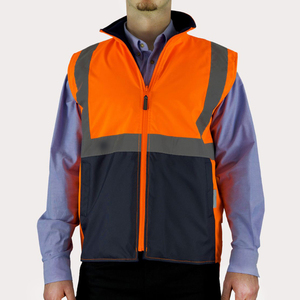 เสื้อกั๊กนิรภัยสะท้อนแสงกันน้ำ ANSI Class 1 สำหรับผู้ชาย งานกลางแจ้ง ทนทาน สำหรับอุตสาหกรรมพาริม - Product Image 5