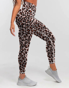 เลกกิ้งถักนิตติ้งคุณภาพสูงสำหรับผู้หญิง ระบายอากาศได้ดี ความยาวระดับเข่า เอวสูง ผ้ายืดบาง ผลิตจากสแปนเด็กซ์/ไนลอน รับผลิตตามแบบ พร้อมบริการติดโลโก้ OEM - Product Image 3