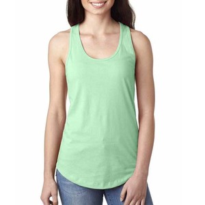 Women's Gym <b>Top</b> Tank Workout Breathable Fabric Running tank <b>top</b> for DTG print - Product Image 1
