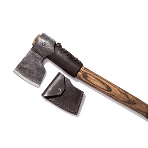Hacha Vikinga Industrial de Acero al Carbono con Mango de Madera de Fresno, Herramienta de Supervivencia Perfecta para Bricolaje, Regalo para Padres, Padrinos de Boda y Esposos - Product Image 5