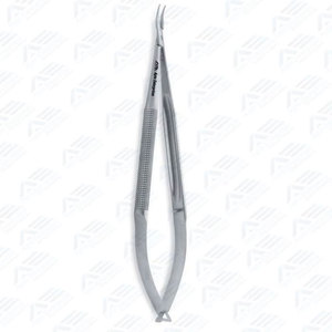 Porte-aiguille micro Barraquer avec poignée, instrument chirurgical de haute qualité, garantie à vie, pour la chirurgie générale - Product Image 2
