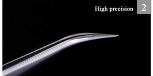 Pinces à épiler professionnelles en acier inoxydable pour extensions de cils et sourcils, outils de maquillage de haute précision pour greffe de cils - Product Image 2