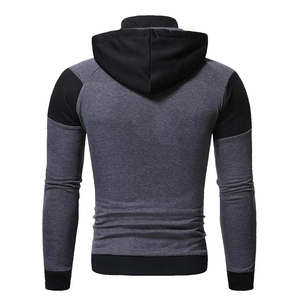Ensemble de survêtement décontracté 2 pièces pour homme, automne-hiver, imprimé délavé à l'acide, avec sweat à capuche zippé et pantalon, léger et respirant - Product Image 5