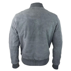 แจ็คเก็ตหนังบอมเบอร์ผู้ชายระบายอากาศได้ดี แบรนด์ส่วนตัว สำหรับใช้งานกลางแจ้ง สวมใส่สบาย ระบายอากาศได้ดี เหมาะสำหรับฤดูหนาว ราคาดีที่สุด - Product Image 2