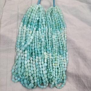 Cuentas Redondas de Aguamarina Natural al por Mayor, Hilo de 16 Pulgadas para Collares, Pulseras y Joyería Hechas a Mano - Product Image 2