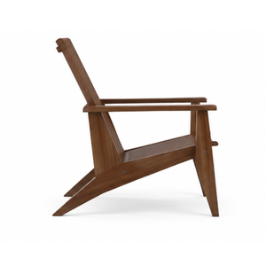 Sillón de Exterior Moderno de Madera de Teca Sólida con Mesa Lateral para Piscina, Patio, Jardín, Villa, Resort, Hotel - Product Image 3