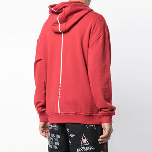 Wholesale Winter Plain <b>Mens</b> Streetwear <b>Sweatshirts</b> Hoodies Custom Logo Heavyweight Cotton Fleece Oversized <b>Men</b> Drop Shoulder - Product Image 4