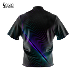 Wholesale Good Quality Custom Plain Retro <b>Bowling</b> Shirts Digital Print <b>Bowling</b> Shirts for Men - Product Image 2