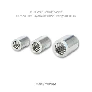 High Quality 1 R1 <b>Wire</b> Ferrule <b>Sleeve</b> Carbon Steel Hydraulic Hose Fitting 1 ID 00110-16 OEM Available Heavy Duty Mining Oil Gas - Product Image 5