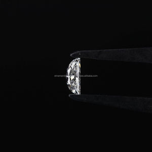 Diamants de laboratoire en forme de demi-lune, pureté VVS/VS, taille excellente, cultivés par CVD/HPHT, pour bijoux certifiés en vrac - Vente en gros - Product Image 5