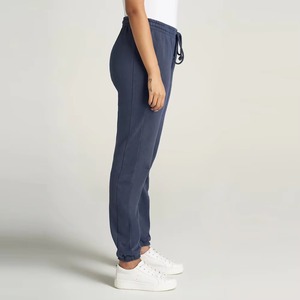 Pantalon de survêtement cargo ample pour femme à taille mi-haute élastique, 7 poches, style streetwear, respirant, en tissu éponge écologique - Product Image 3