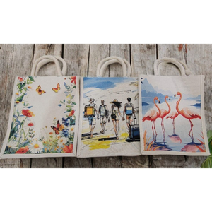 Bolsa de Lona de Algodón Estampada - Duradera, Ligera, de un Solo Nivel, Ecológica, Plegable, Moderna, de Gran Capacidad, para Dormitorio, Armario, Exterior - Product Image 3