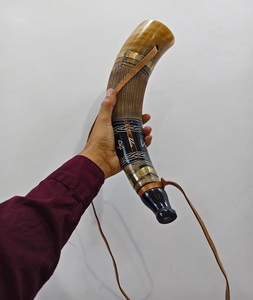 Corne de combat viking haut de gamme, faite à la main, écologique, en corne de buffle, trompette de bataille moderne polie, outil de chasse, cadeau d'affaires - Product Image 4