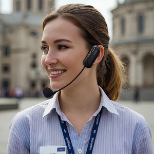 [EARZONE] ระบบนำเสียงไร้สาย LiberLink สำหรับการแปลภาษาพร้อมกัน พร้อมเครื่องส่งและรับสัญญาณบลูทูธ - Product Image 4
