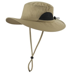 Professional <b>Men's</b> Bucket <b>Hat</b> Durable Lightweight Wide Brim <b>Sun</b> <b>Hat</b> for Outdoor Sports Fishing Camping Hiking Travel Beach - Product Image 2