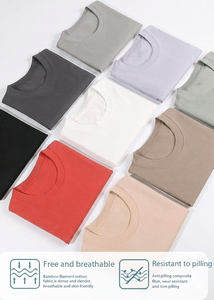 Camiseta Casual de Cuello Redondo y Manga Corta, Transpirable, Verano 2025, con Logotipo Personalizado Bordado, Precio de Fábrica de Bangladesh y China, OEM - Product Image 2