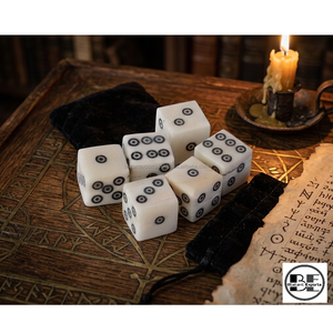 Dés de jeu cubiques en os de buffle blanc poli faits à la main, couleurs personnalisées, design personnalisable, caractéristiques écologiques par Blatant export - Product Image 2
