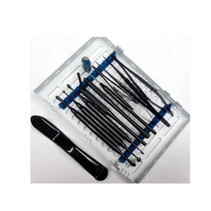 Ensemble d'instruments dentaires complets de haute qualité, kits dentaires multi-usages pour dentistes, matériau en acier inoxydable - Product Image 1