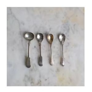 Decorative Stainless Steel Metal Coffee Tea Spoon <b>Set</b> for Dessert and <b>Beverage</b> <b>Serving</b> Use - Product Image 1