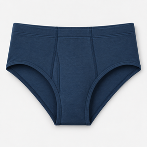 Calzoncillos de punto para hombre, 100% algodón premium, sin costuras, de tiro medio, con logo personalizado en la cintura - Product Image 6