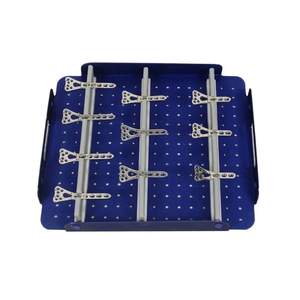 Premium 2.4mm Distal Radius Orthopedic Implant Set <b>for</b> Wrist Fracture Fixation with Aluminum Case <b>Locking</b> Plates & Screws - Product Image 3