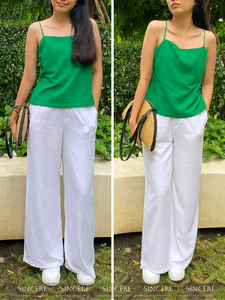 Pantalones de Lino Mezclado Listos para Enviar, No se Destiñen, No se Encogen, de Fabricante Vietnamita, OEM ODM, Buena Calidad - Product Image 3