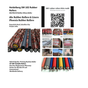 Rodillo de Goma para Máquina de Impresión Phoenix Abc, para Impresión Textil y de Embalajes de Papel, Proveedor Industrial de Alta Precisión - Product Image 3