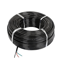 Kabel Submersible Bulat 3 Inti, Konduktor Tembaga Telanjang Terlilit, Isolasi PVC, Kabel Daya Listrik