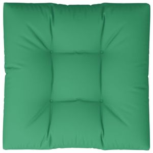 Coussin d'extérieur en polyester vert 31,5x31,5x4,7 pouces pour palette - Product Image 6