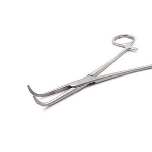 Pinzas Heaney de Acero Inoxidable, Instrumento Quirúrgico, Pinza Curva para Procedimientos Ginecológicos y de Cirugía General - Product Image 2