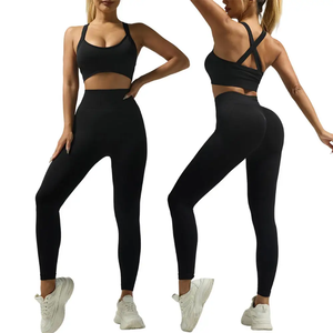Conjunto de Yoga para Mujer Personalizado al por Mayor, Último Diseño, Conjunto de Yoga Sostenible para Mujer, Venta al por Mayor - Product Image 1