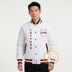 Blouson universitaire matelassé brodé en satin tricoté de haute qualité, respirant et imperméable, pour fraternité grecque Psi, homme, automne-hiver - Product Image 1