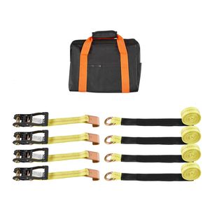 Sistema di Fissaggio per Moto Stile Pneumatico, Resistenza alla Rottura 4500 kg, Blocco Ruota e Gancio Piatto, Kit di Fissaggio per Auto - Product Image 1