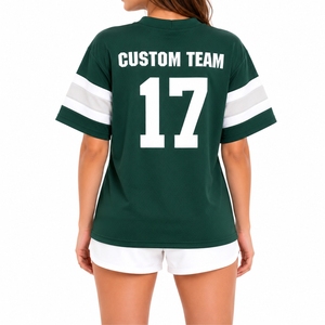Maillot de sport surdimensionné personnalisé pour femmes, tenue d'équipe personnalisée, coupe ample, tissu respirant, léger, confortable, séchage rapide - Product Image 2