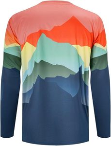 Jersey de Ciclismo de Manga Larga Personalizado para Hombre, para Ciclismo de Descenso, BMX, Motociclismo y Deportes de Carreras, Ropa de Ciclismo Transpirable - Product Image 2