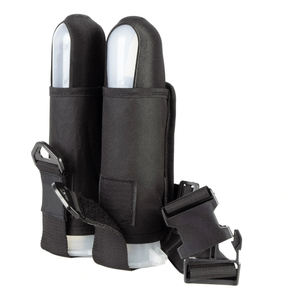 Arnés de paintball Visible Impact Game Face 2 Pod, negro, ligero y ajustable, para torneos. - Product Image 2