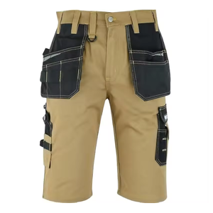 Shorts de travail utilitaires pour hommes, nouveau design – Cordura durable ®   Shorts de travail renforcés avec poches multi-outils, vêtements de travail industriels - Product Image 1