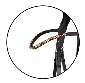 Bridon de cheval en cuir de qualité supérieure, logo personnalisé, taille personnalisable, emballage haut de gamme, fournisseur équestre de premier ordre - Product Image 2