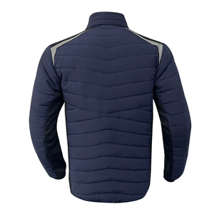 Chaqueta de Invierno para Hombre, Acolchada, con Capucha, Cierre de Cremallera, Impermeable, Resistente al Viento, Relleno de Poliéster, Estilo Casual, Color Sólido, Corte Regular - Product Image 2